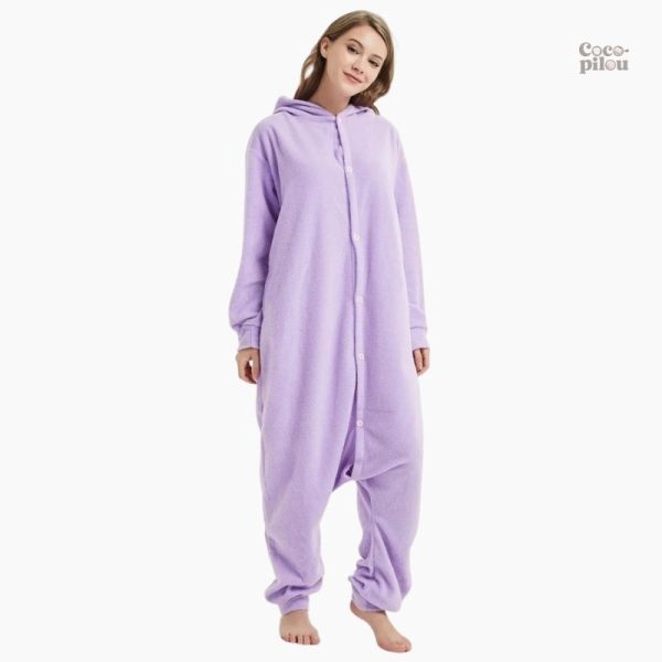 Barboteuse confortable en pilou pilou doux