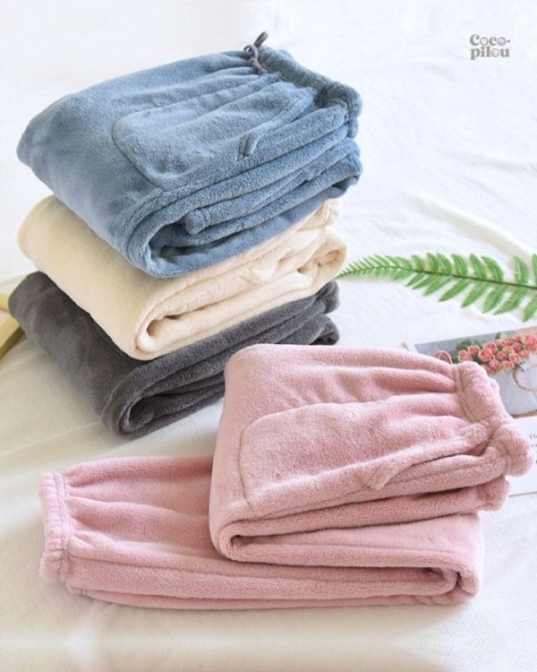 Pyjama Pilou Pilou femme, bas polaire douillet et chaud pour se détendre