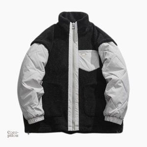 Blouson bouclette femme confortable et tendance