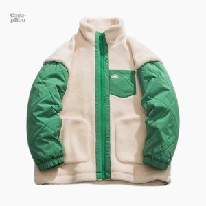 Blouson en fourrure pour femme, style Pilou Pilou