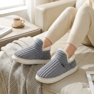 Chaussons Moelleux pour Femme en style Pilou Pilou