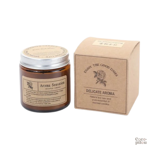 Bougie parfumée pour créer un espace cocooning