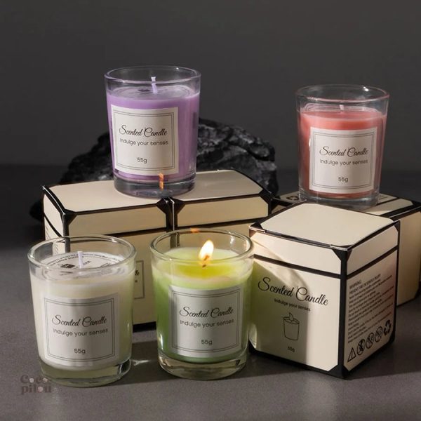 Bougie parfumée pour une ambiance relaxante et apaisante