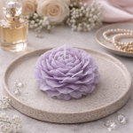 Bougie cocooning parfum fleur pour une atmosphère douce