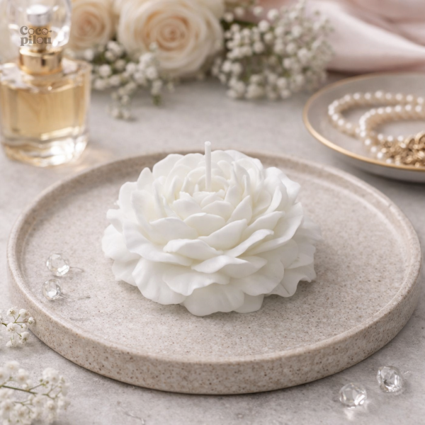 Bougie florale, accessoire parfait pour un moment de détente