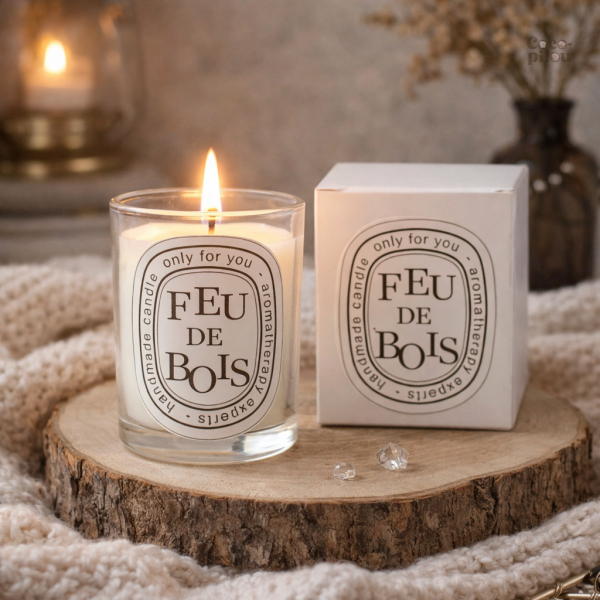 Bougie ambiance cocooning pour moments de détente