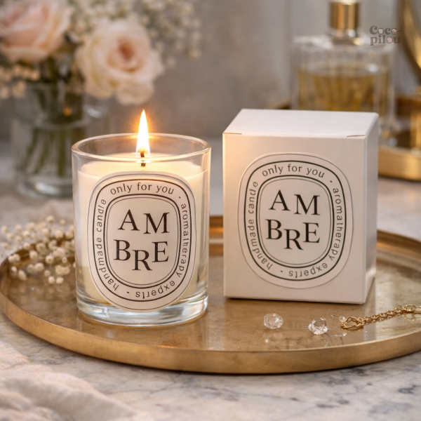 Bougie parfumée pour un espace douillet et relaxant