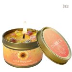 Bougie parfumée, ambiance intime et chaleureuse