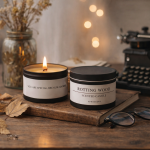 Bougies aromatiques aux fleurs pour un coin cocooning