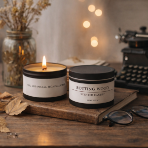 Bougies aromatiques aux fleurs pour un coin cocooning
