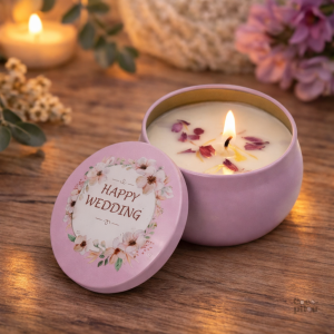 Bougie écoresponsable pour moments de détente