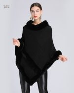 Cape femme Pilou Pilou pour l'hiver, douce et confortable