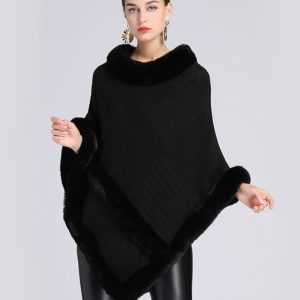 Cape femme Pilou Pilou pour l'hiver, douce et confortable