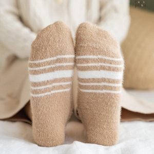 Chaussettes basses beige Pilou Pilou pour femme