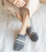 Chaussettes basses Pilou Pilou grises pour femmes