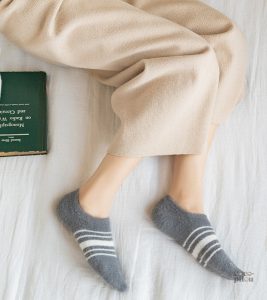 Chaussettes Pilou Pilou confortables et douces en gris