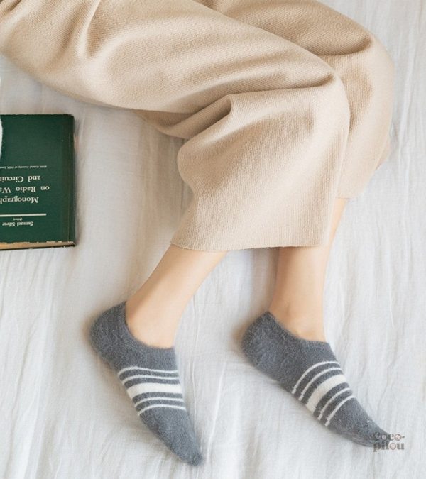 Chaussettes Pilou Pilou confortables et douces en gris