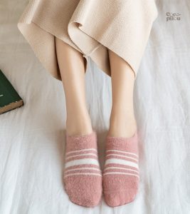 Chaussettes Pilou Pilou élégantes et confortables en rose
