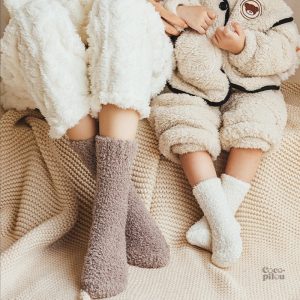 Chaussettes chaudes pour enfants, confort et chaleur
