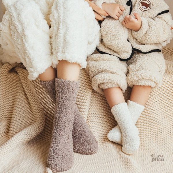 Chaussettes chaudes pour enfants, confort et chaleur