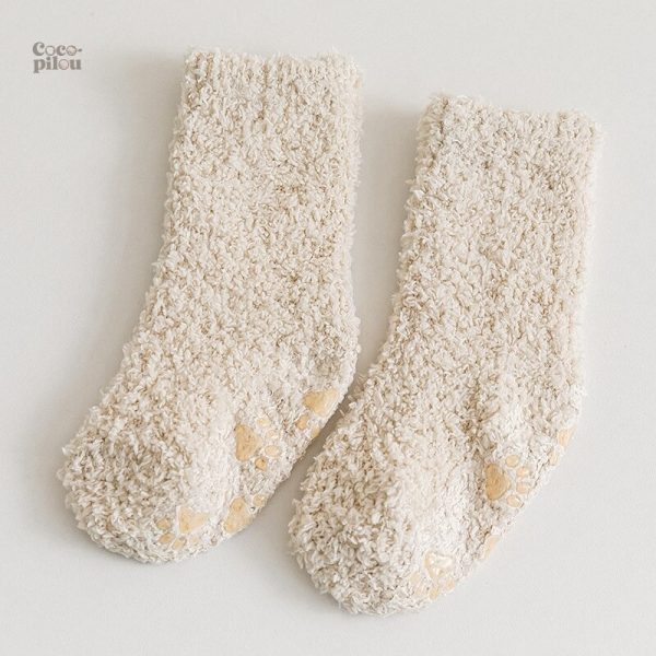 Chaussettes enfant en matière isolante, parfaites pour l'hiver