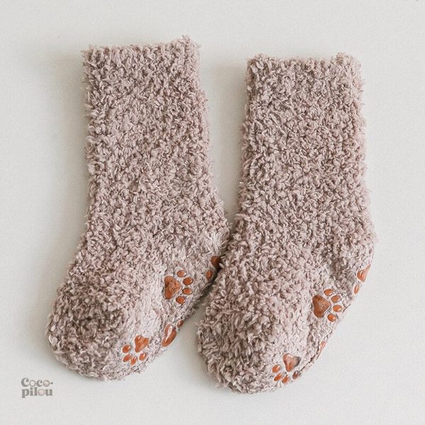 Chaussettes confortables pour enfants, protection contre le froid
