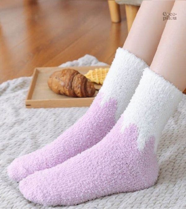 Chaussettes confortables et douces pour un hiver chaleureux