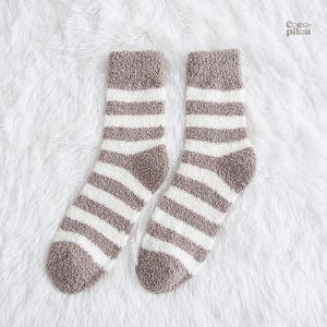 Chaussettes douces et chaleureuses, parfaites pour la détente