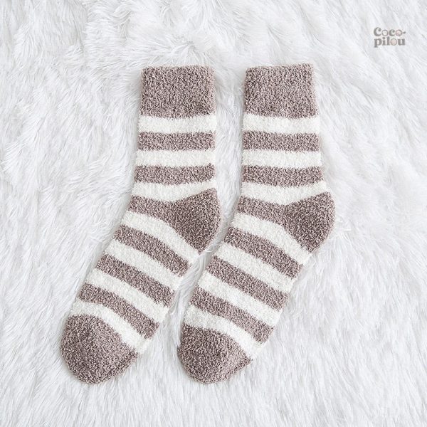 Chaussettes douces et chaleureuses, parfaites pour la détente