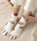 Chaussette en pilou pour un hiver douillet