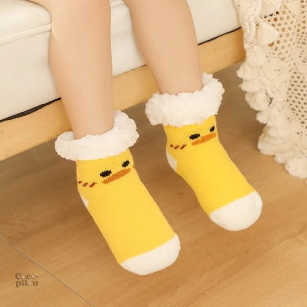 Chaussettes épaisses pour bébé Pilou Pilou en doux tissu