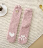 Chaussettes douces en fourrure pour un confort optimal