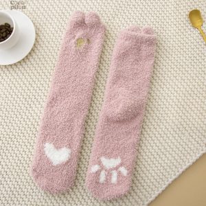 Chaussettes douces en fourrure pour un confort optimal