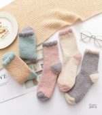 Chaussettes femme en laine, confort douillet assuré