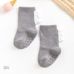 Chaussettes bébé en molleton, protection contre le froid