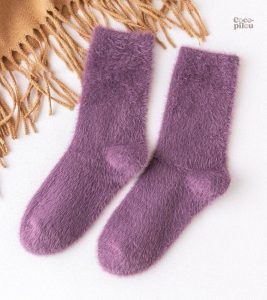 Chaussettes moumoute Pilou Pilou pour femme