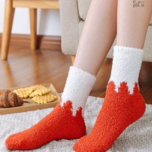 Chaussette peluche Pilou Pilou pour femme, douce et confortable