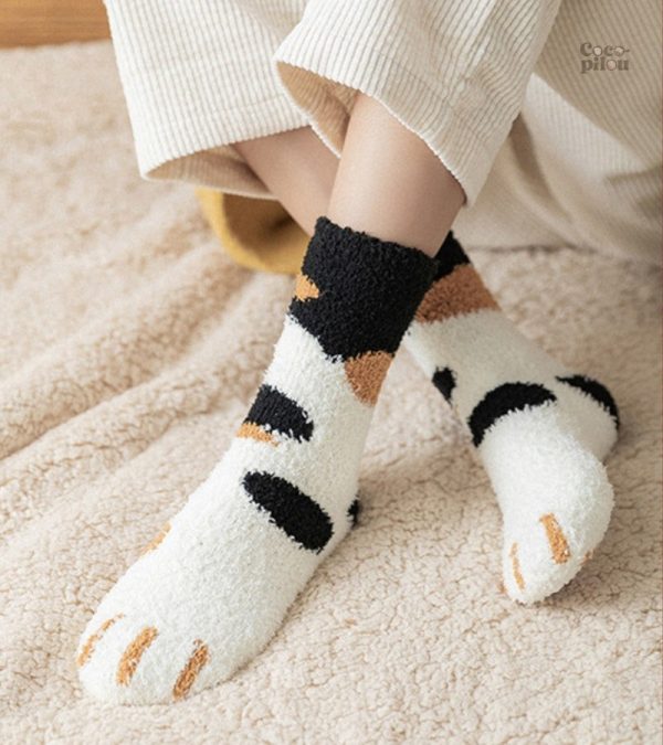 Chaussette Pilou à texture pelucheuse pour un confort optimal