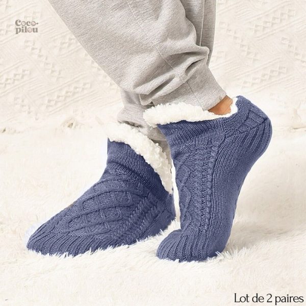 Chaussettes Pilou pour homme, confort et chaleur assurés