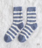 Chaussette Pilou Pilou bleu marine pour femme