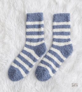 Chaussette Pilou Pilou bleu marine pour femme