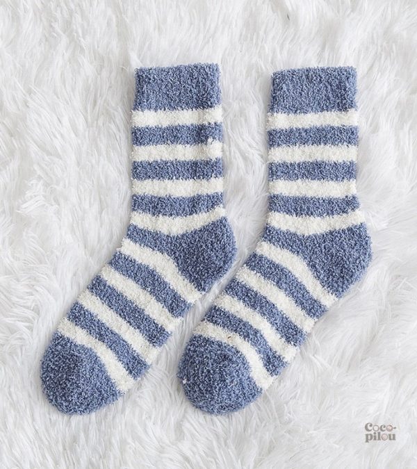 Chaussette Pilou Pilou bleu marine pour femme
