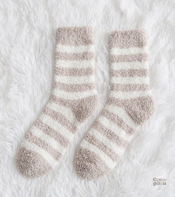 Chaussettes Pilou Pilou gris clair pour femme