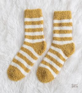 Chaussettes Pilou Pilou jaune pour femme, confort et douceur