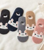 Chaussettes Pilou Pilou avec motif lapin, style féminin