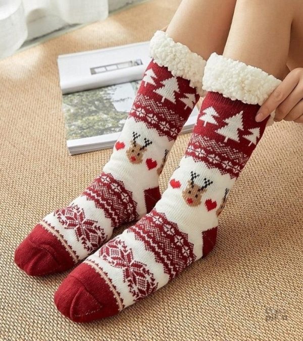 Chaussettes Pilou Pilou pour Noël pour femmes