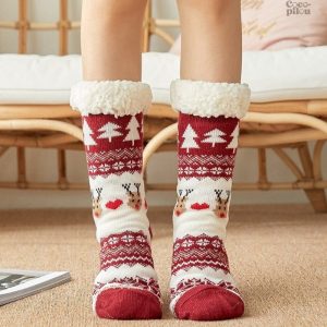 Variantes de chaussettes Pilou Pilou à thème festif pour femmes