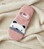 Chaussettes Pilou Pilou panda rose pour femme