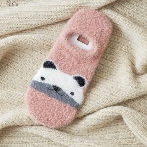 Chaussettes Pilou Pilou panda rose pour femme