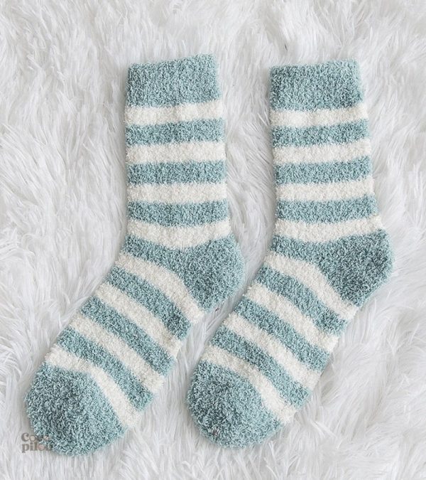 chaussette-pilou-pilou-turquoise-1 Chaussette Pilou Pilou turquoise pour femme